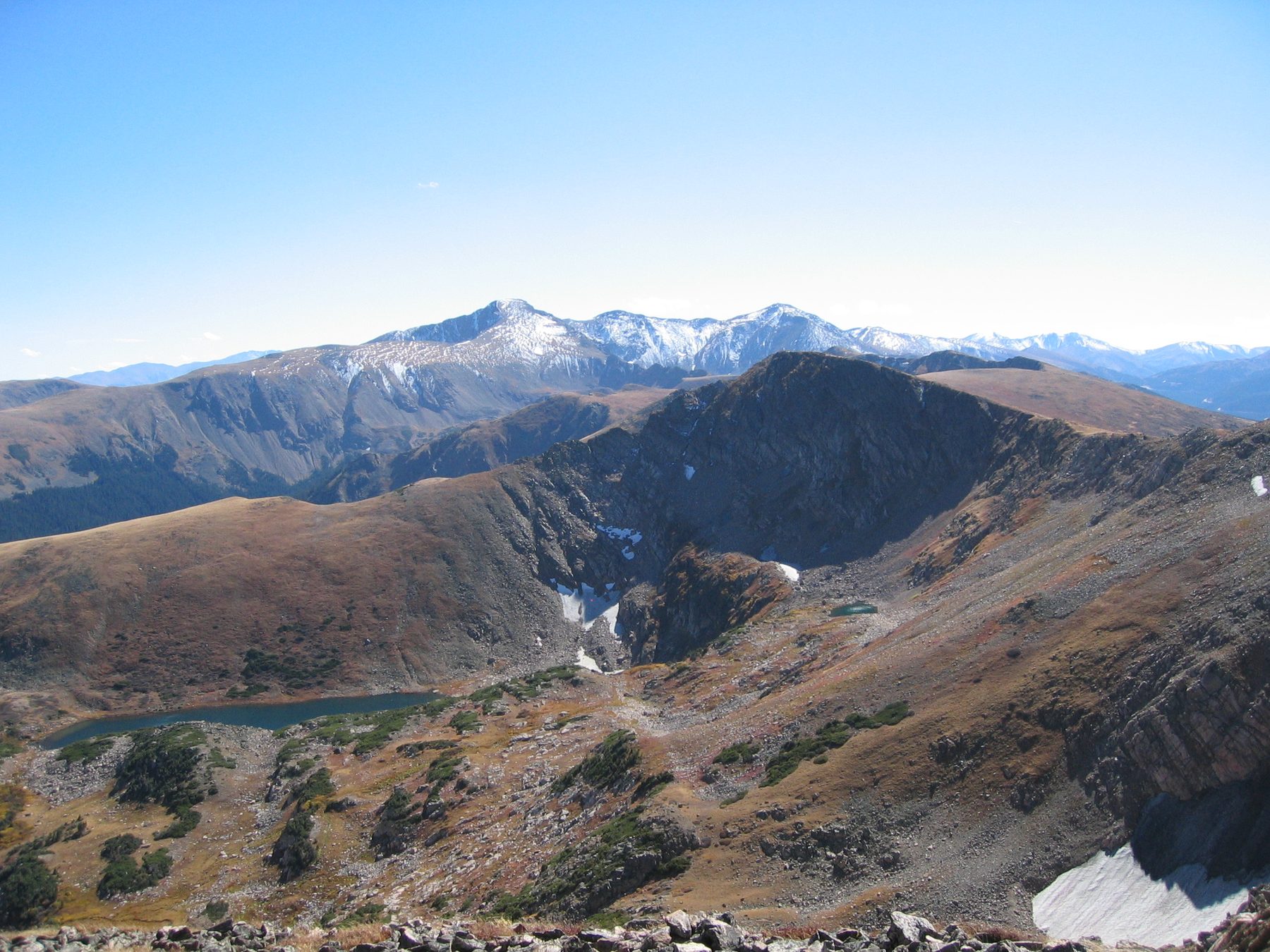 Panoramic alpine view from Byers Peak