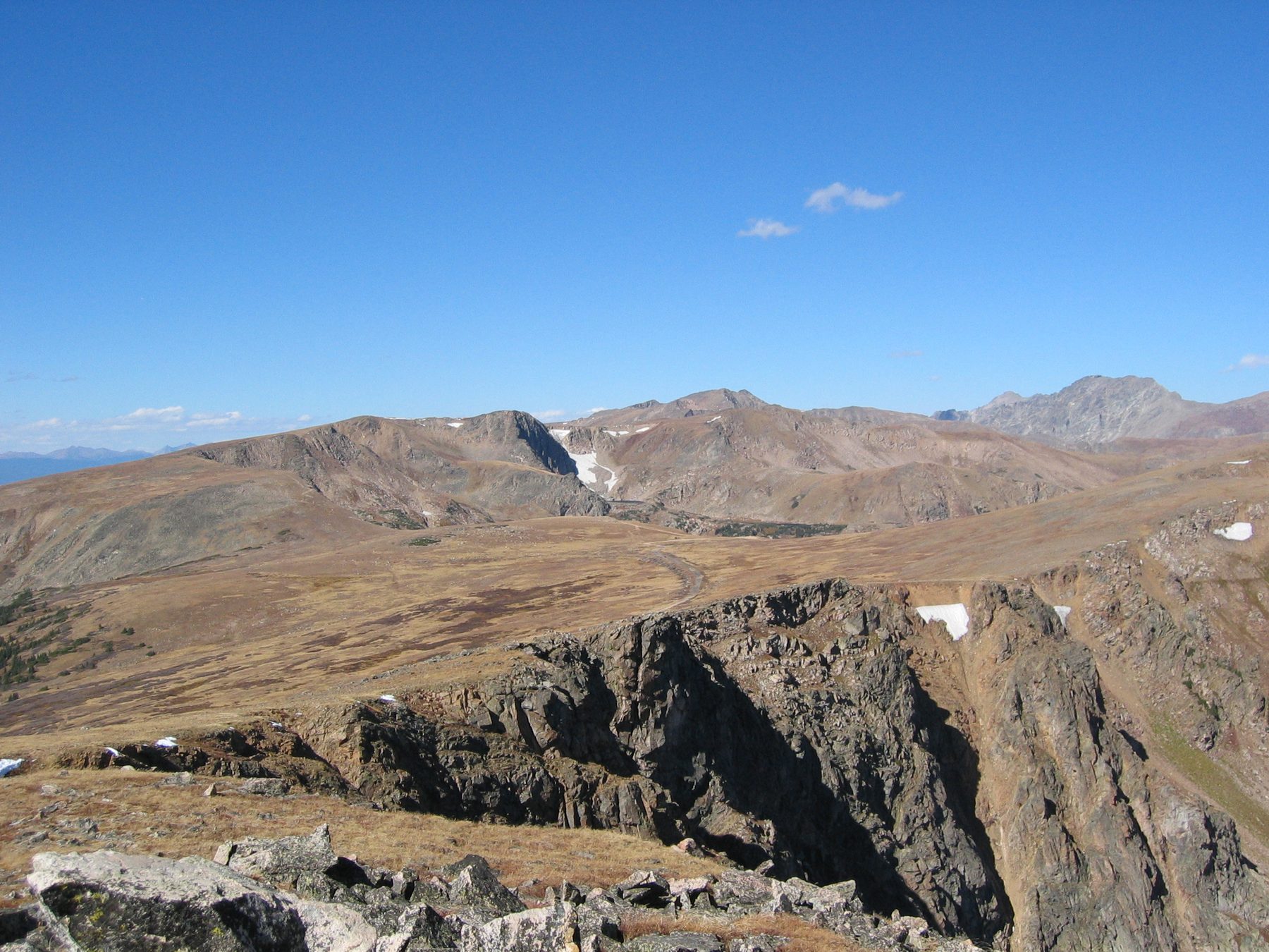 Rocky ridge from Byers Peak