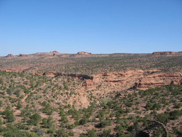 Red rock canyon near Moab, Utah